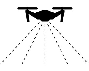 ドローンだから広範囲を効率よく測量